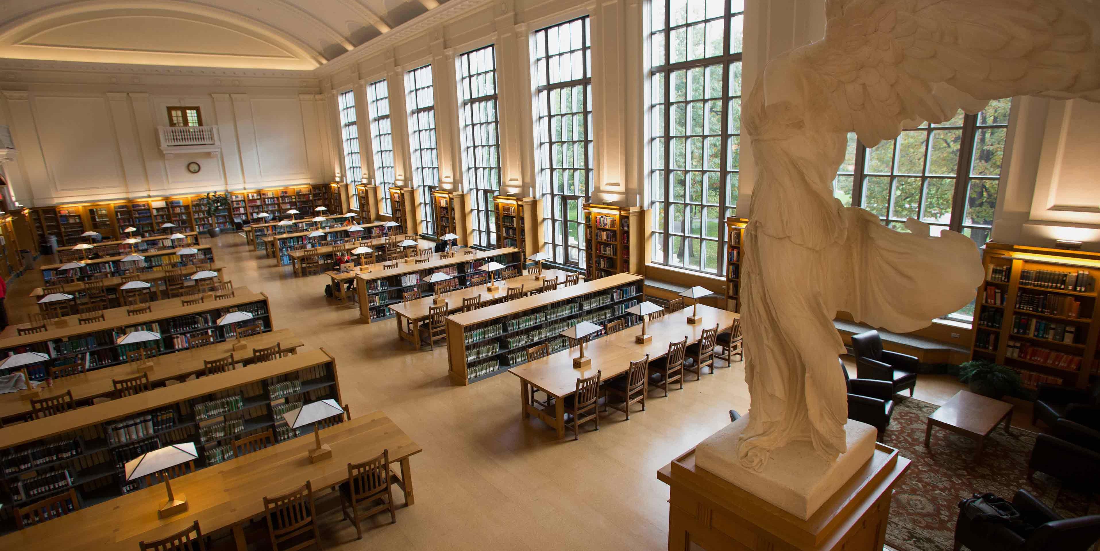 library interior